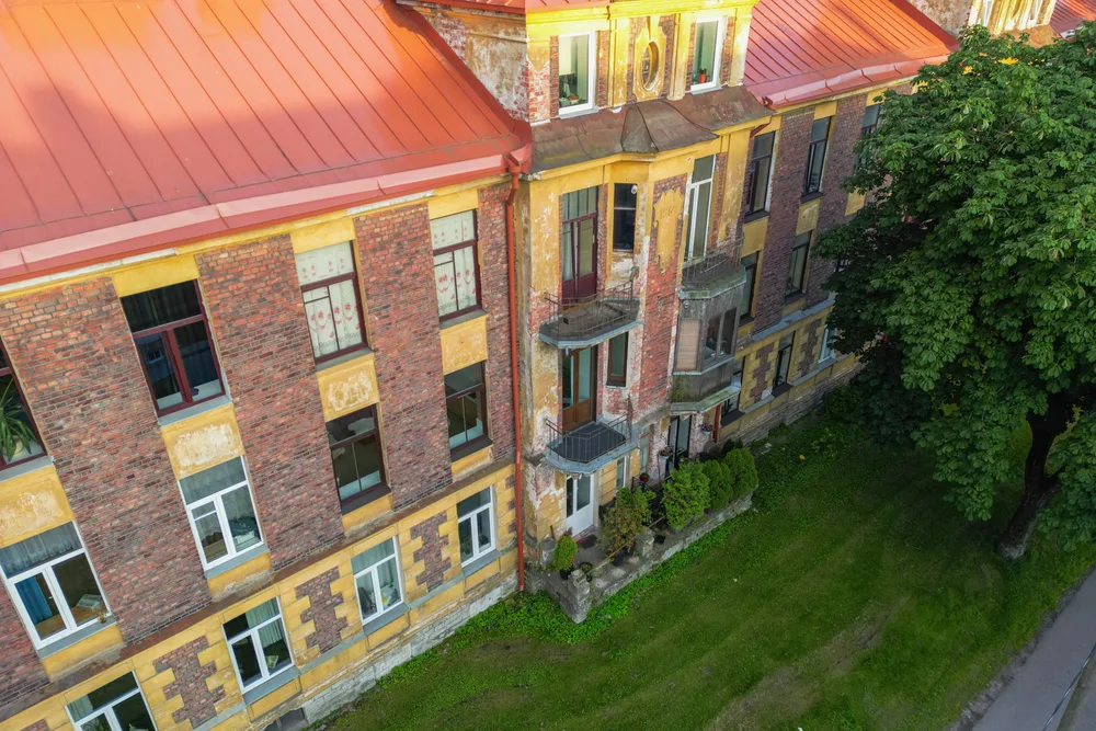 Ajaloolise maja asukoht tänaval