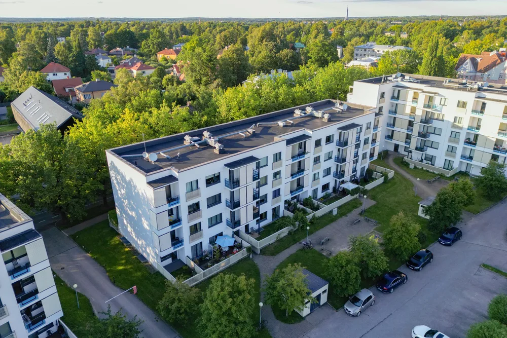 Sisehoov ja haljastus ülevalt
